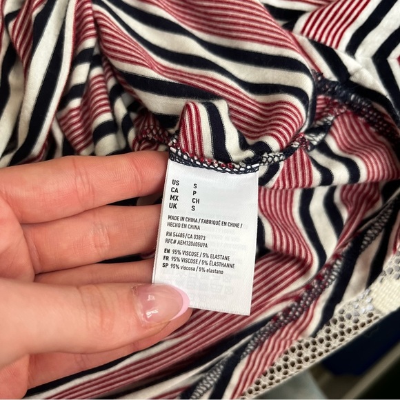 American Eagle soft & sexy Striped Sleeveless Dress size small - Picture 6 of 6